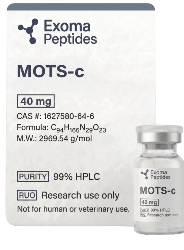 MOTS-c 40 mg — vial liofilizado de investigación, EXOMA Peptides México