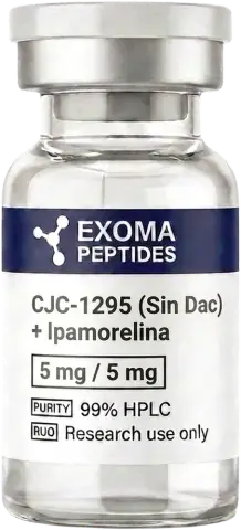CJC-1295 (Sin DAC) + Ipamorelina 5 mg + 5 mg